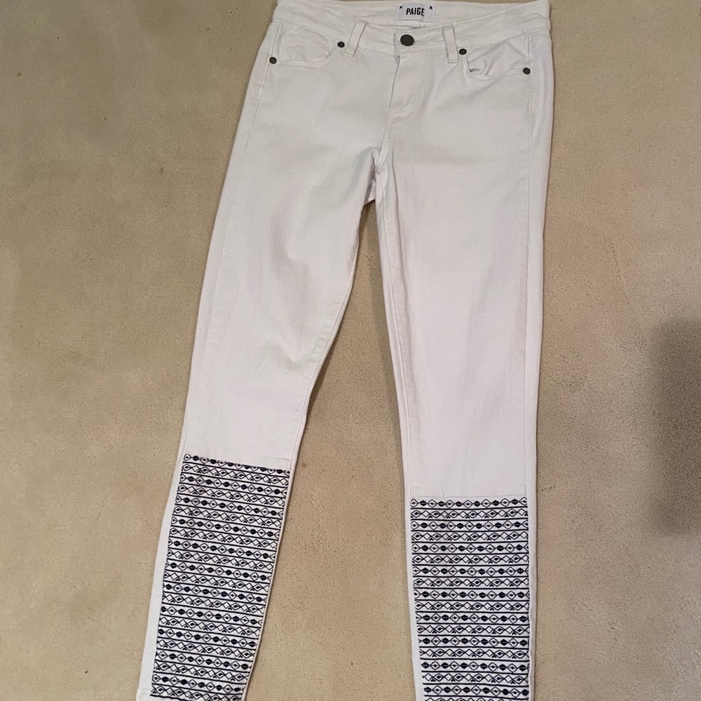 Paige white denim